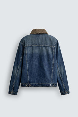 DOUBLE-FACED DENIM JACKET - Zara фото 9