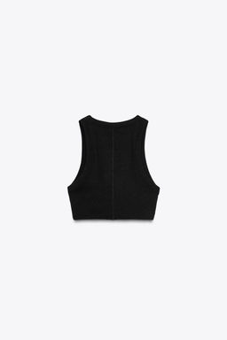 RIBBED STRAPPY TOP - Zara фото 20