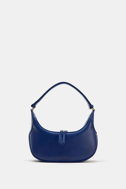 BOLSO DE HOMBRO OVALADO / Azul - Zara фото 2