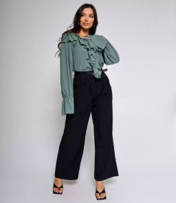 Брюки #КТ5809, чёрный