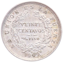 20 сентаво 1909 года Боливия