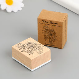 Печать дерево, резина Букет с ягодками, 5?4?2.5 см