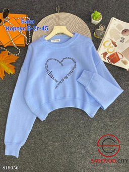 Свитер женский с сердечком