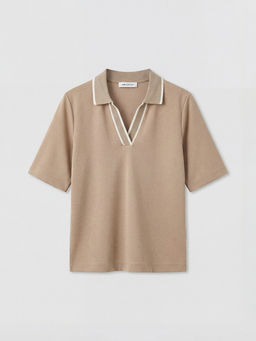 Polo Yaka Soft Touch Kad?n Ti??rt