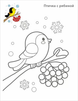 Самые первые раскраски. Новогодняя раскраска. 3+