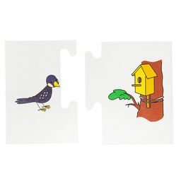 Настольная игра Кто в домике живет? (половинки)