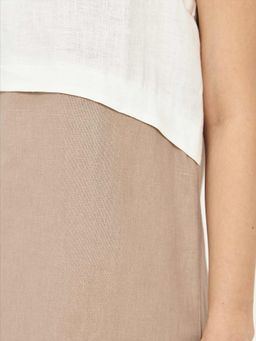 из 100% льна премиального качества. Платье Канны коричневое - Vals фото 4