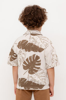 КР 302731/бежевый,тропики к556 рубашка для мал - Crockid фото 8