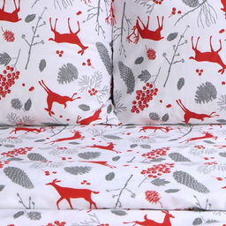 Постельное бельё LoveLife евро Лапландия, 200х217см, 225х240см, 50х70см-2шт, 100%хлопок, сатин фото 13