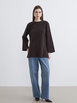 Oversize Kad?n Sweatshirt Tunik