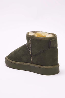 Taba Ici Kurklu Yuvarlak Burun Duz Flatform Topuklu Kad?n Bot TAKAW26BO00001 - Trendyolmilla фото 13