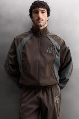 CHAQUETA T?CNICA F?TBOL COLOR BLOCK / Burgundy - Zara фото 5