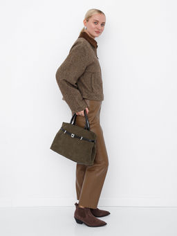 Сумка 91156SMS army green Velina Fabbiana-Safenta