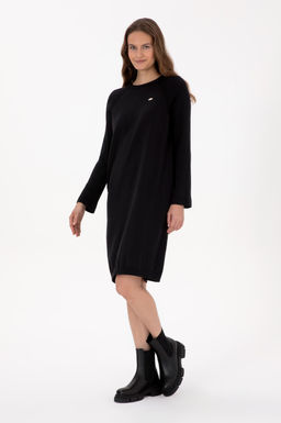 Kad_n Siyah Triko Elbise - U.s. polo assn фото 3