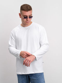 Лонгслив мужской белый