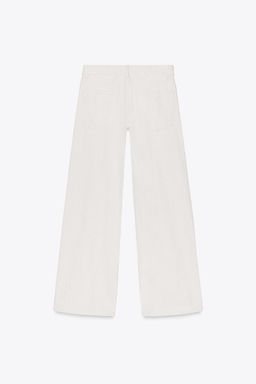 ZW COLLECTION WIDE-LEG LOW-RISE JEANS - Zara фото 4