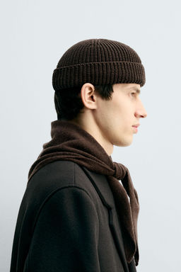 SHORT KNIT BEANIE - Zara фото 8