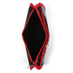 Пенал школьный, текстиль, 2 отделения, 8×21×4 см«Гонщик»