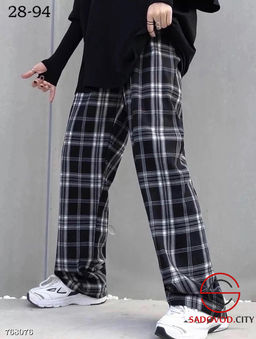 Женские спортивные штаны в клетку - Bruno фото 2