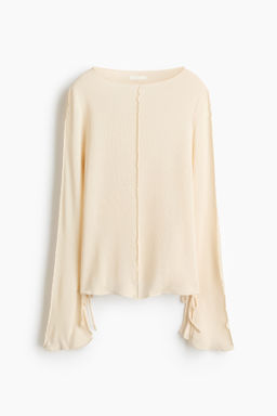 Top de punto con escote barco - H&m фото 2