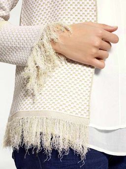 Кардиган, песочный - Patrizia dini фото 4