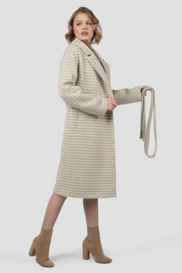 01-12120 Пальто женское демисезонное (пояс) - El podio фото 3