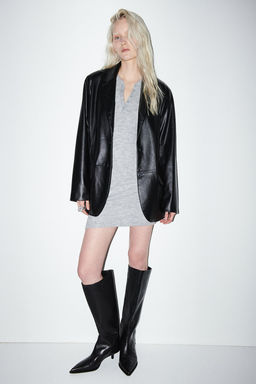 Fine-knit polo dress - H&m фото 2