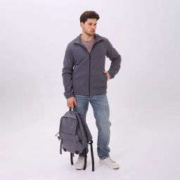 RODOS Толстовка на молнии мужская флис М-321 Синий  фото 23