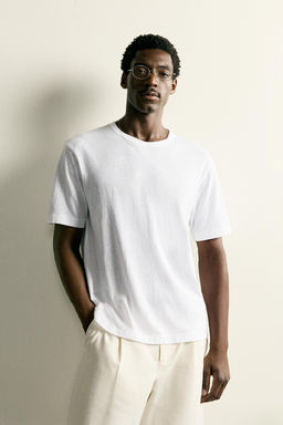 CAMISETA REGULAR FIT LIGHTWEIGHT / Crudo - Zara фото 2