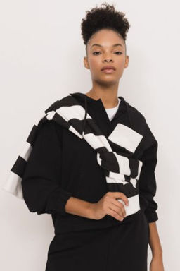 DeFactoFit Oversize Premium Kapusonlu Sporcu Sweatshirt
