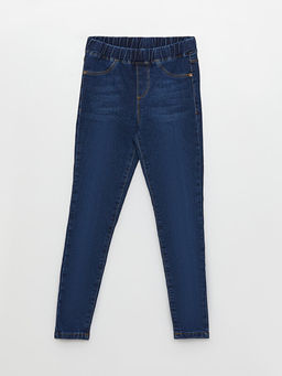Beli Lastikli Super Skinny Fit K?z ?ocuk Jean Pantolon