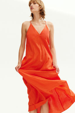 Vestido con tirantes espagueti - H&m фото 3