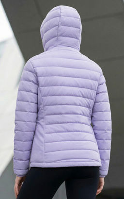 Куртка женская стёганая с капюшоном с графеновой подкладкой черного цвета 9624_1Ch - Valianly фото 71