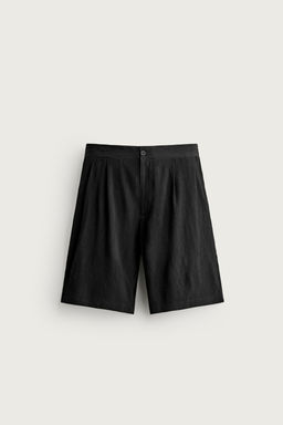 BERMUDA RELAXED FIT RELIEVE / Negro - Zara фото 6