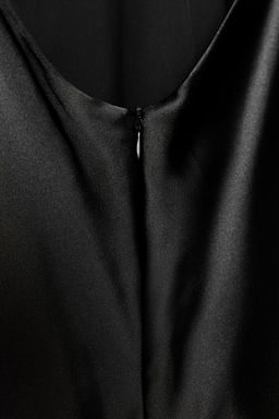 SATIN MIDI DRESS WITH STRAPS ON THE BACK - Zara фото 9