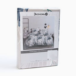 Постельное бельё Экономь и Я 2 сп Ice petal 175*215см,180*215см,50*70см-2 шт, полисатин, 80 г/м?  фото 5