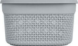 Корзина для хранения с крышкой OSLO 6л молочный туман PT1331МЛ-10,,