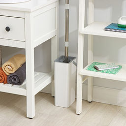 Швабра с отжимом и ведром Raccoon «Компакт», ведро 17×12.5×34 см, 5.5 л, швабра с насадкой ПВА 28×4.5×121 см  фото 8