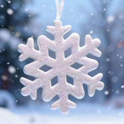 Набор новогодних украшений "Снежный карнавал" (4шт х 10см)