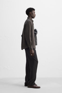 100% LINEN SHIRT - Zara фото 8