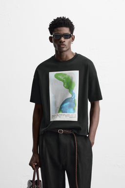 WATERCOLOUR PRINT SWEATSHIRT - Zara фото 2