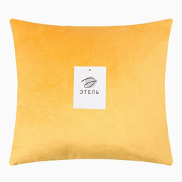 Подушка декоративная Этель цв. желтый, 30*30см, велюр  фото 9