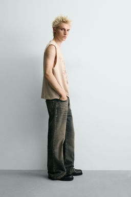 CONTRAST PRINT KNIT T-SHIRT - Zara фото 12