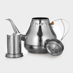 Заварочный чайник Леранс, 1.2 л, металлическое сито, нержавеющая сталь, хромированный - Simaland фото 3