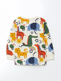 Bisiklet Yaka Bask?l? K?z Bebek Pijama ?st - Waikiki фото 2