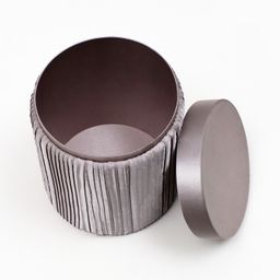 Коробка подарочная, "Абажур тканевый" серый, 17х17х21,5 см