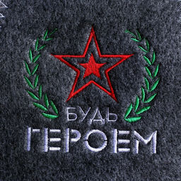Шапка для бани с вышивкой Будь героем - Банная забава фото 2
