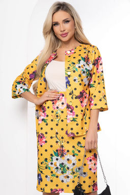 Жакет Цветочная сказка (желтый) Б8690 - Lt collection фото 6