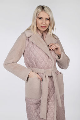 Пальто женское демисезонное (пояс) - El podio фото 9