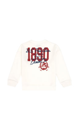 Erkek _ocuk Ekru Bisiklet Yaka Sweatshirt - U.s. polo assn фото 7